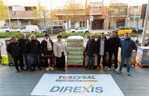 La alcaldesa Mireia González agradece a Tugsal por la donación de alimentos