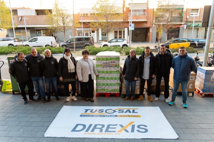 La alcaldesa Mireia González agradece a Tugsal por la donación de alimentos
