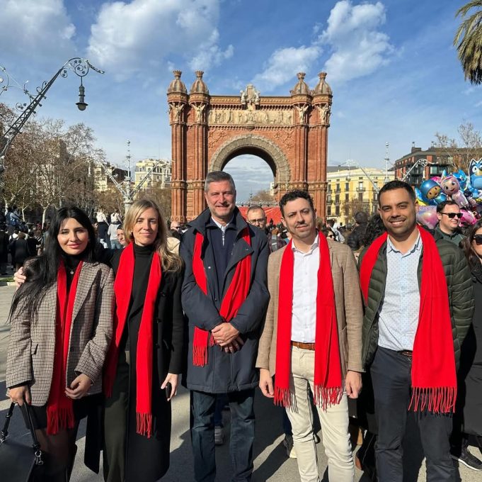 La sectorial de migraciones de ” Junts per Catalunya ” asistio a los actos dedicados al año nuevo Chino en Barcelona