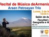 Recital de música armenia por Arsen Petrosyan Trío el próximo 3 de febrero en Madrid