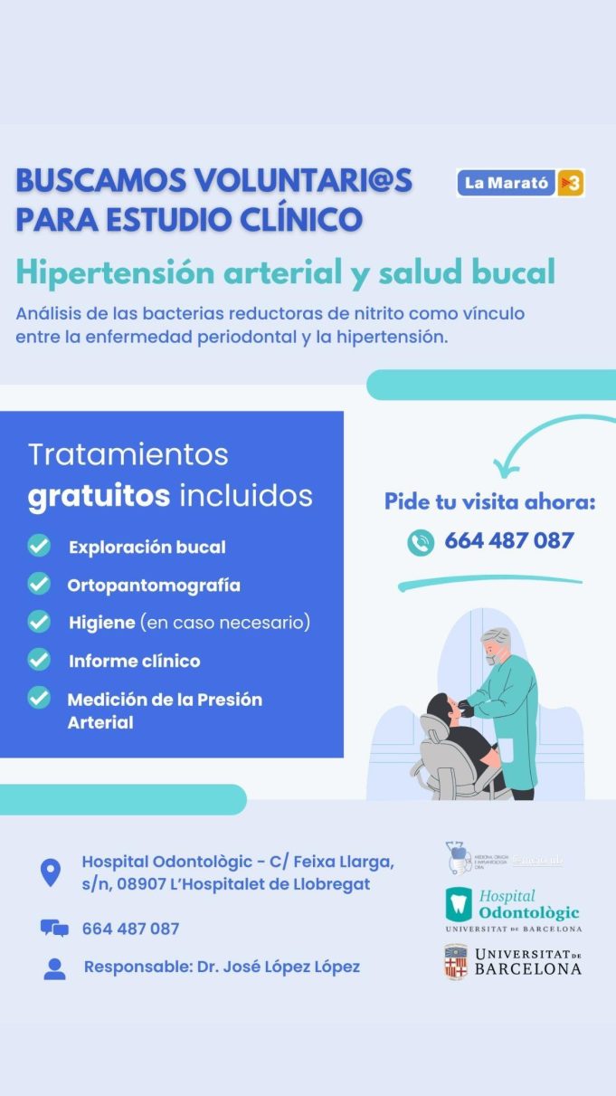 La Universitat de Barcelona busca voluntarios para un estudio clínico
