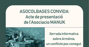 El 13 de marzo se presentará la asociación Manuk en Manresa