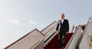 El presidente Pezeshkian llega a Armenia